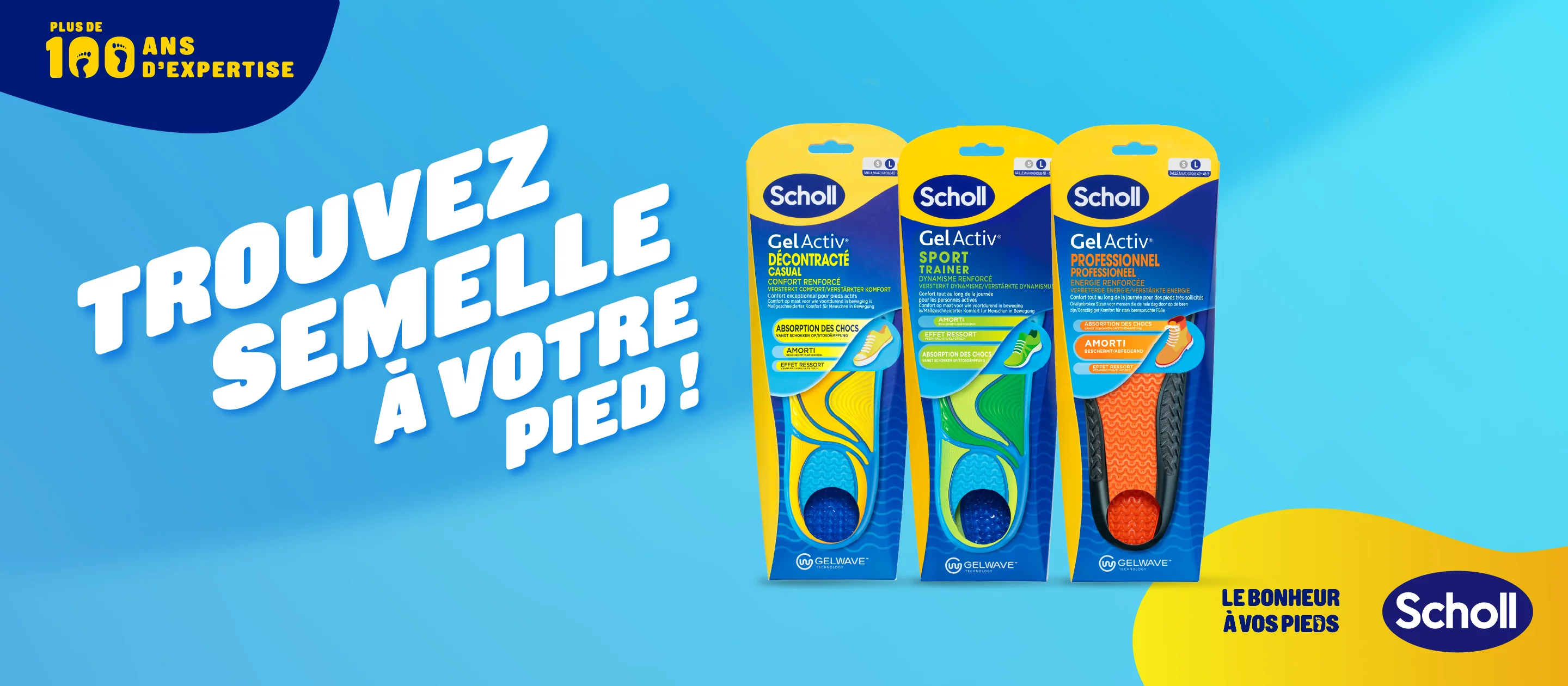 Le confort absolu pour vos pieds